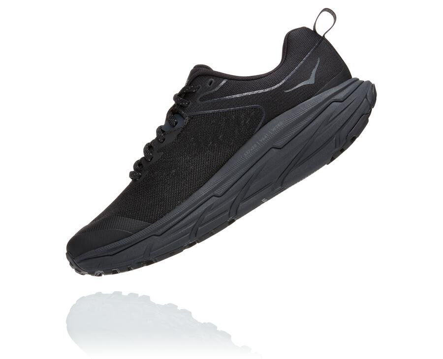 Trail Shoes Mens - Hoka One One Challenger ATR 6 - Black - SEYZXKI-96